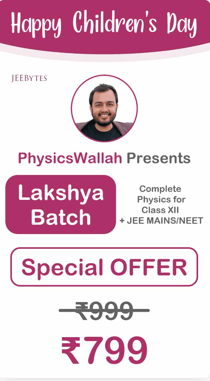 Lakshya Batch Formula Sheet PDF