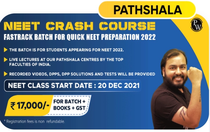 Physicswallah Pathshala Crash Course Complete Details Address Fees Structure JEE NEET