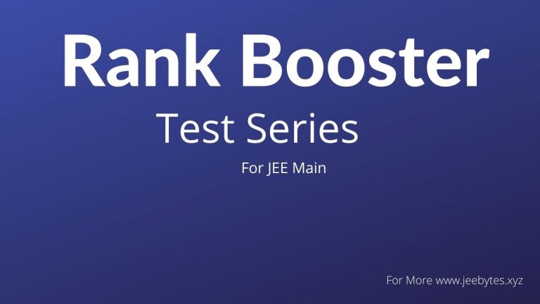 VMC Test Series For JEE Main & Advanced PDF Download