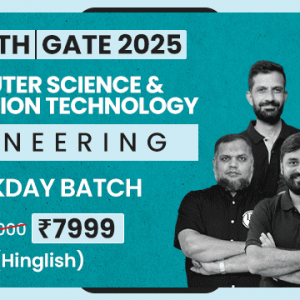 PW  Shresth Batch for GATE 2025(Computer Science& Information Technology)